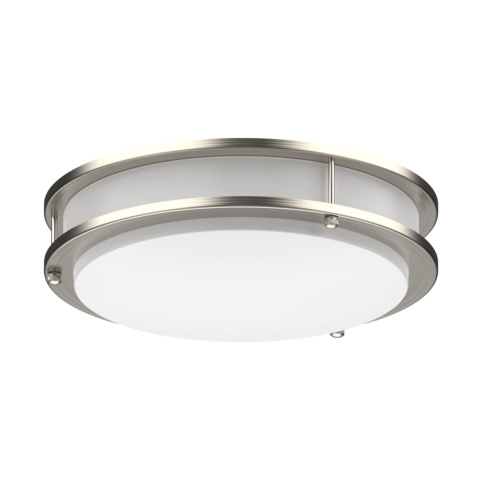 DYMOND 10 Inch LED Ceiling Light Flush Mount Dimmable Surface Mount Brushed N... gallery