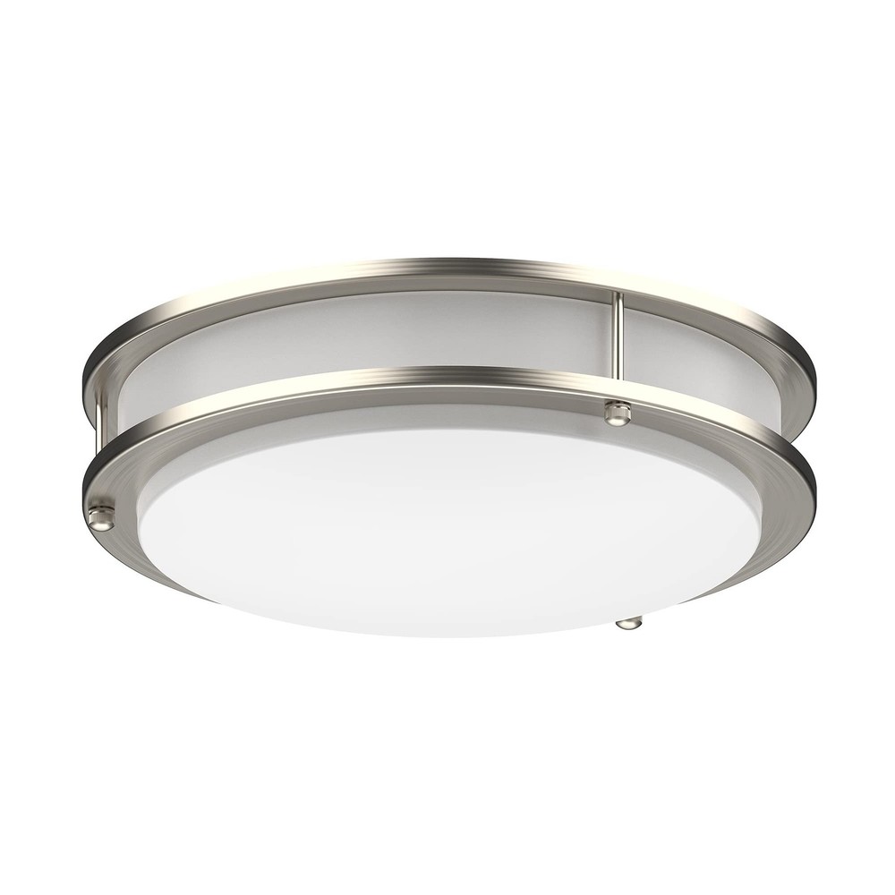 DYMOND 10 Inch LED Ceiling Light Flush Mount Dimmable Surface Mount Brushed N...