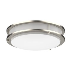 DYMOND 10 Inch LED Ceiling Light Flush Mount Dimmable Surface Mount Brushed N…