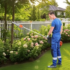 5-in-1 Multi-Functional Trimming Tool Gas Hedge Trimmer 52CC 2-Stroke Weed Eater