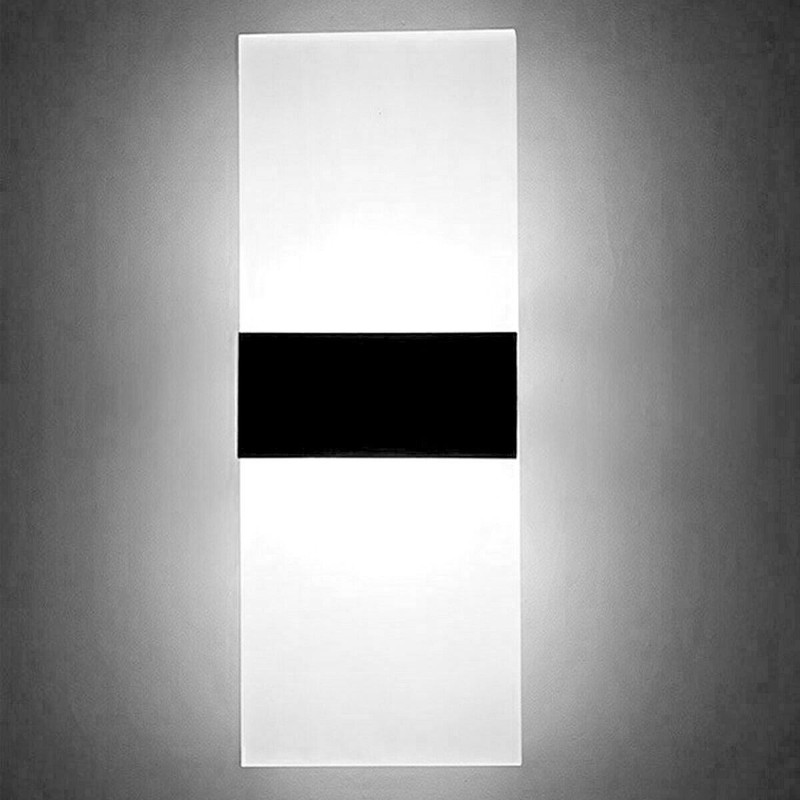 LED Modern Wall Lighting Up Down Cube Bedroom Sconce Lamp Fixture Light Indoor🔥 gallery