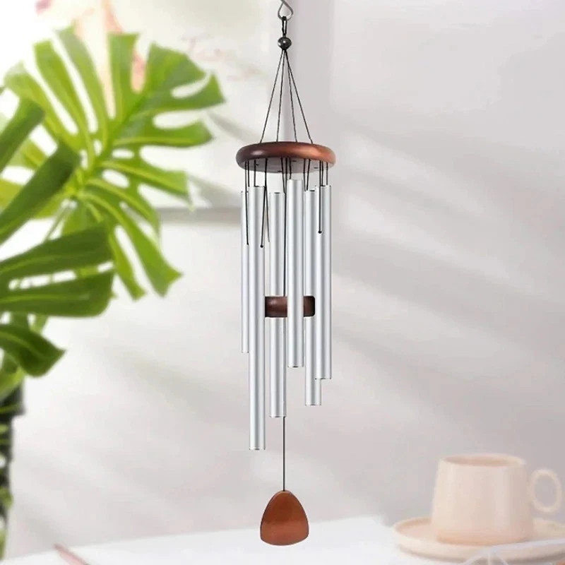 Large Deep Resonance Serenity Wind Chimes Metal Deep Tone Outdoor Home Decor gallery