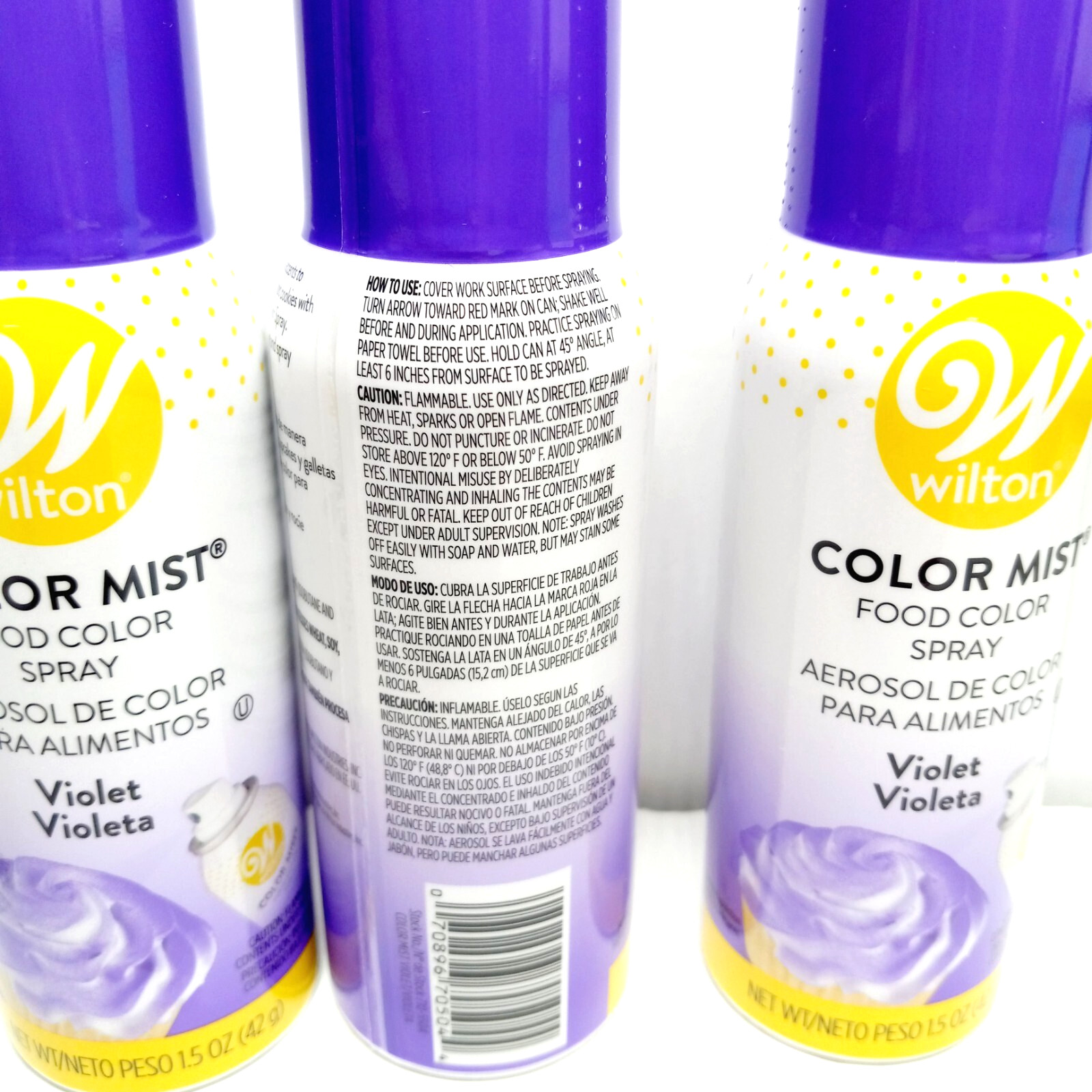 Wilton Food Color Spray (Violet) 3-Pack Edible Food Color Spray gallery