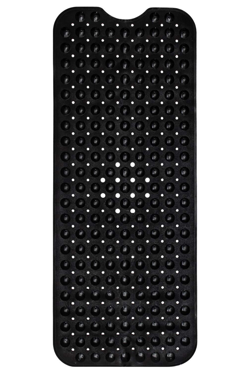 Bath Mat – 40 x 16 Inch Extra Long Non Slip Bathtub Mat – Anti Slip Black Shower gallery