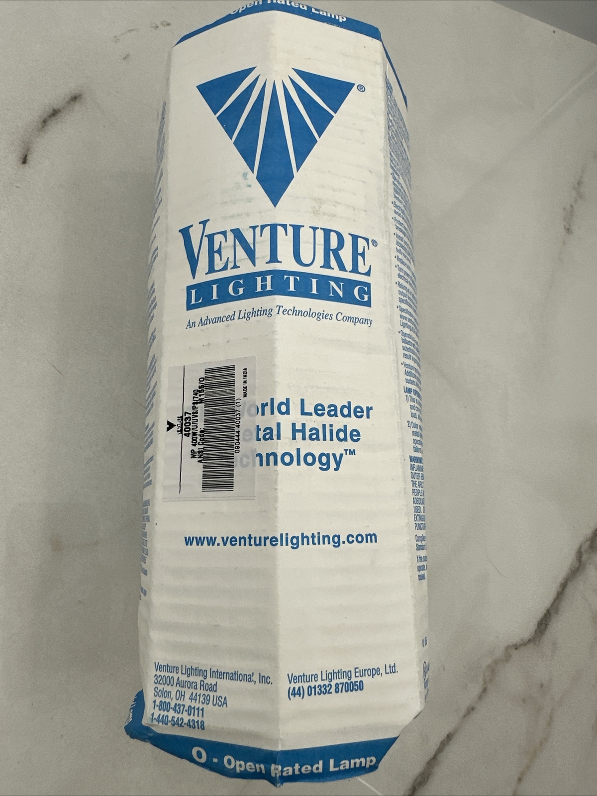 VENTURE LIGHTING 400W/U REPLACEMENT Light BULB 40037 Halide gallery