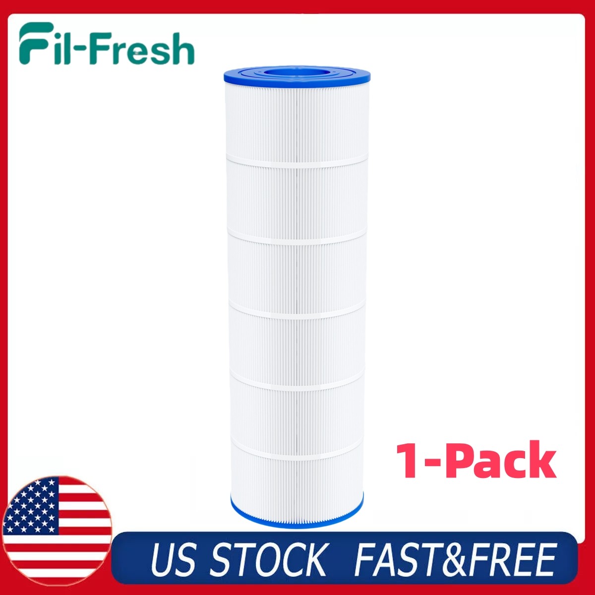 Fil-Fresh PA175 Pool Filter Cartridge for Hayward C1750 CX1750RE, Unicel C-8417 gallery