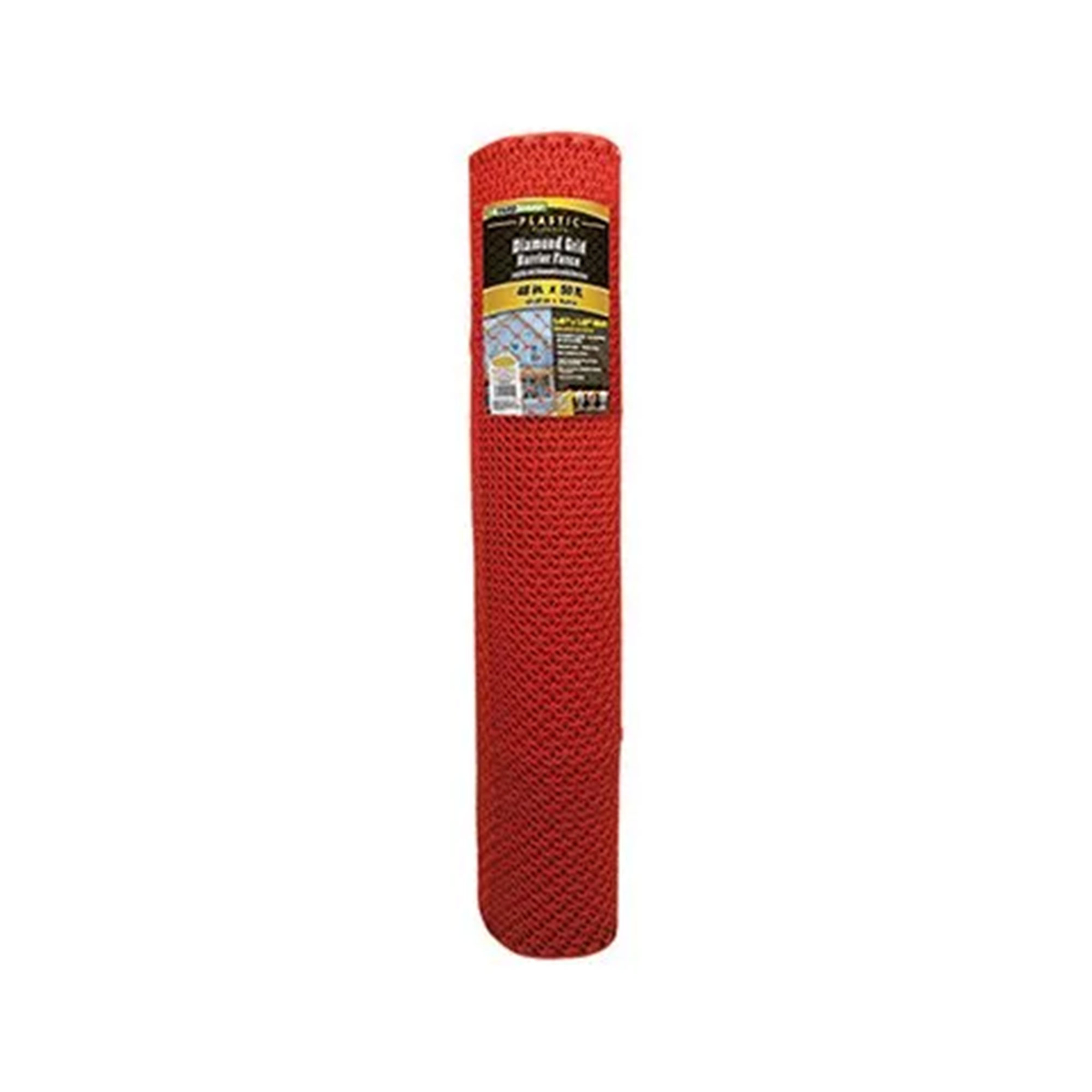 YardGard Barrier Fence with Diamond Grid Plastic for Animal Confinement, Red gallery