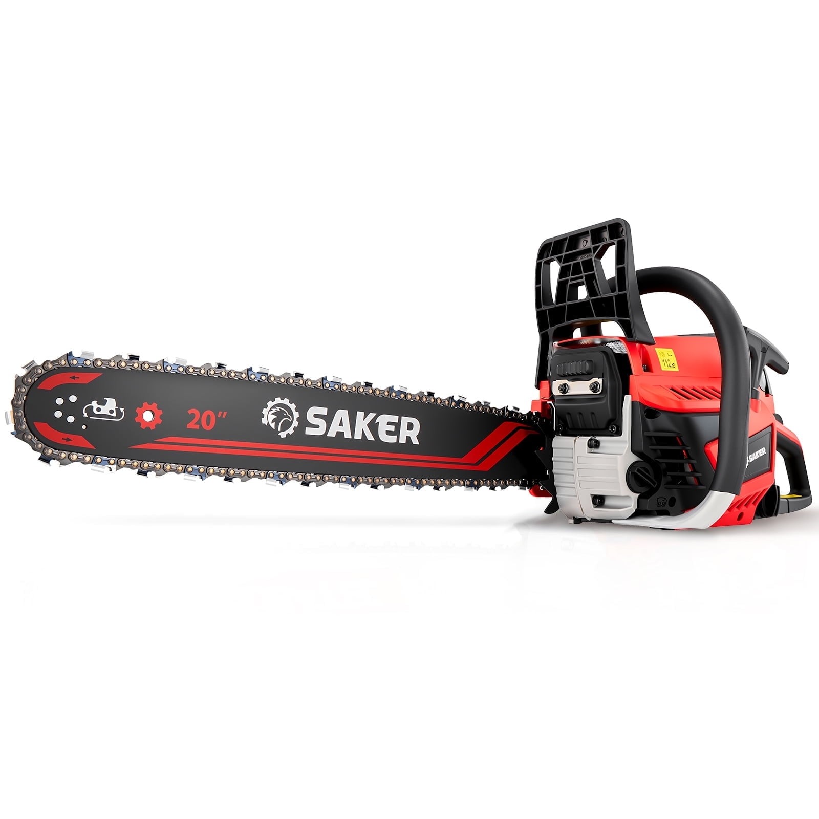 Saker 58cc Gas Chainsaw, 3.2HP 2-Cycle Engine, 20-Inch Manganese Steel Bar, gallery