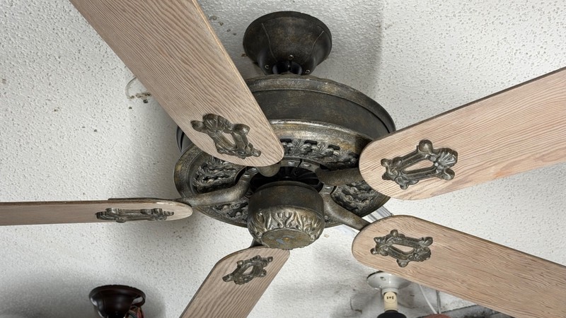 RARE Casablanca Victorian II 54" Ceiling Fan - Vintager Pewter, Remote, 6376T gallery