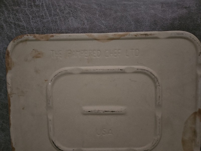Pampered Chef Rectangular Baking Stone 12"x15" #096 Pizza Cookie Sheet gallery