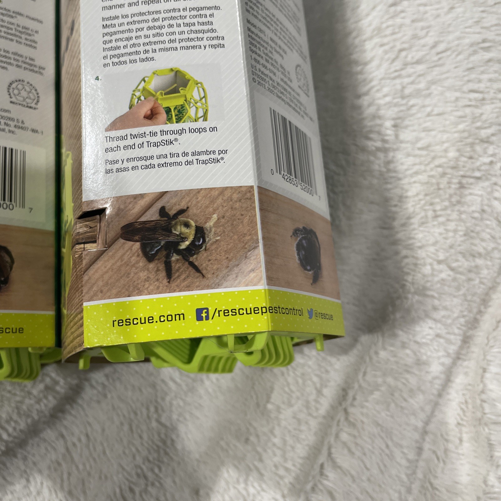 RESCUE! Carpenter Bee TrapStik – Catches Carpenter Bees. 2 Pack gallery
