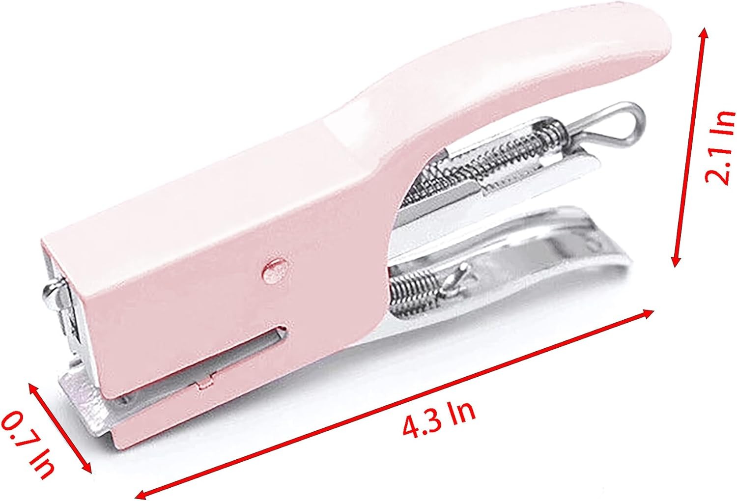 Handheld Desktop Staples, 4 Inch Labor Saving Gray Stapler for 10 Sheets gallery