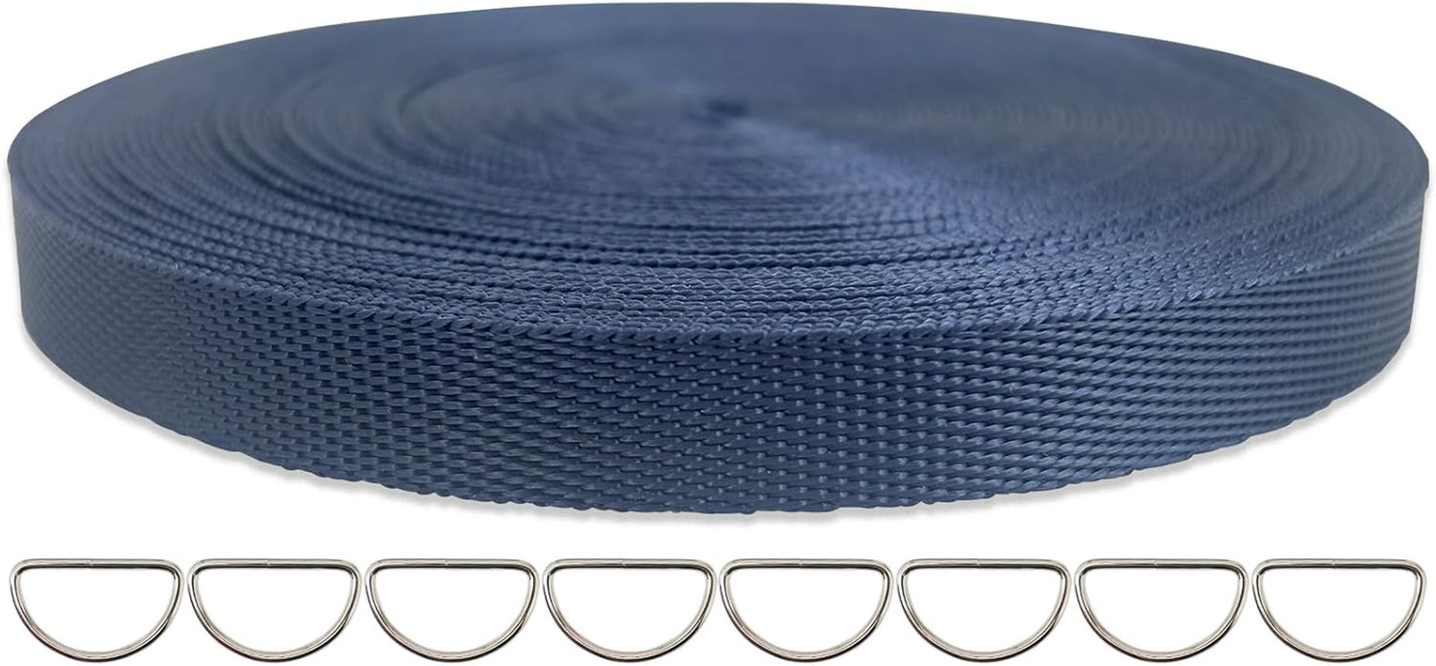 ZHFMILY 3/8 Inch Nylon Webbing Strap Flat Heavyweight Webbing Cloth Fabric Strap gallery
