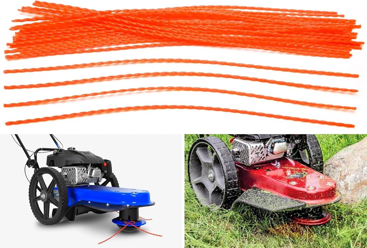 40-Pack 21.25" Line x .155-Inch String Trimmer Compatible with orange gallery
