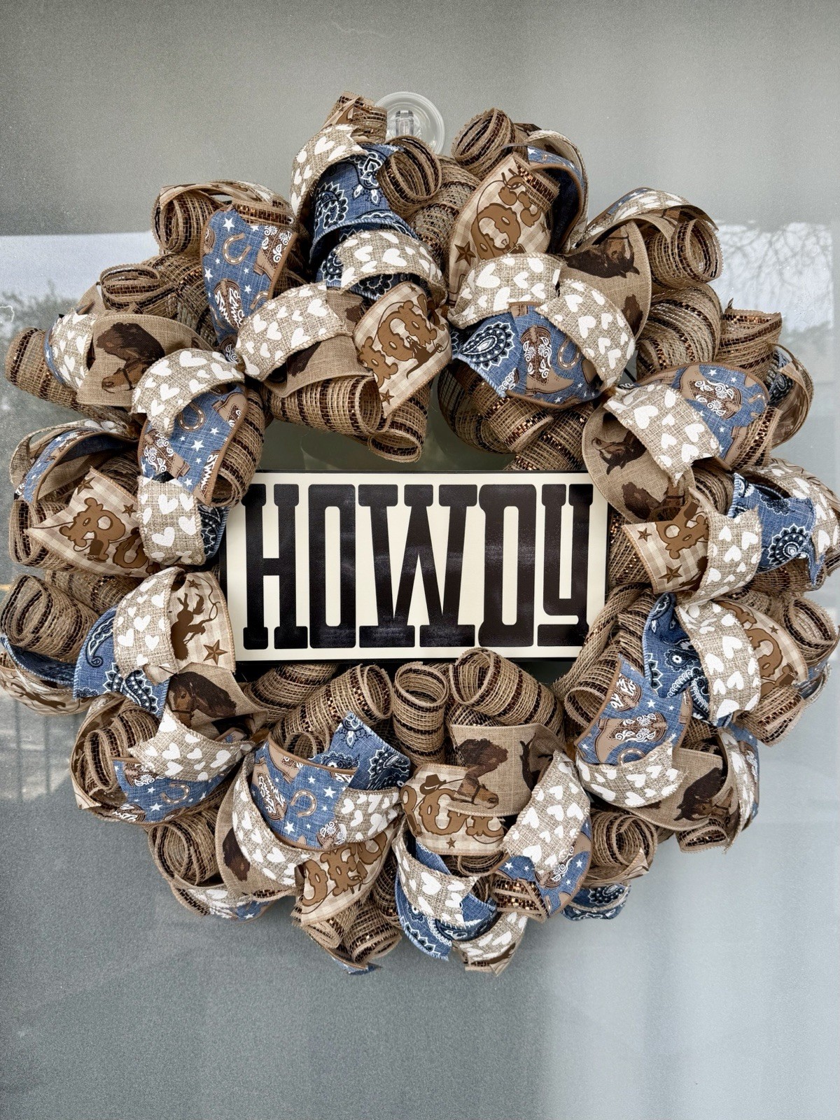 Howdy Rodeo Western Wreath, 25” In Diameter gallery