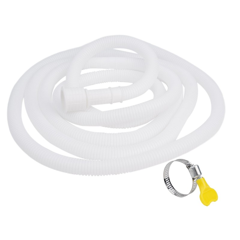 Easy Water Draining Solution 15M White Drain Hose Pipe for Faucet Accessories gallery