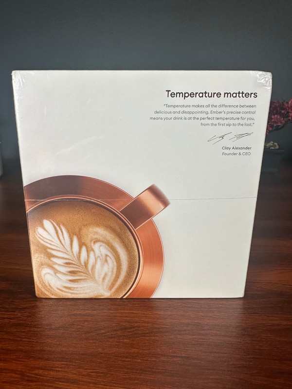 Ember Mug 2 - Copper Limited Edition 14 oz - Brand New Sealed Small Plastic Tear gallery