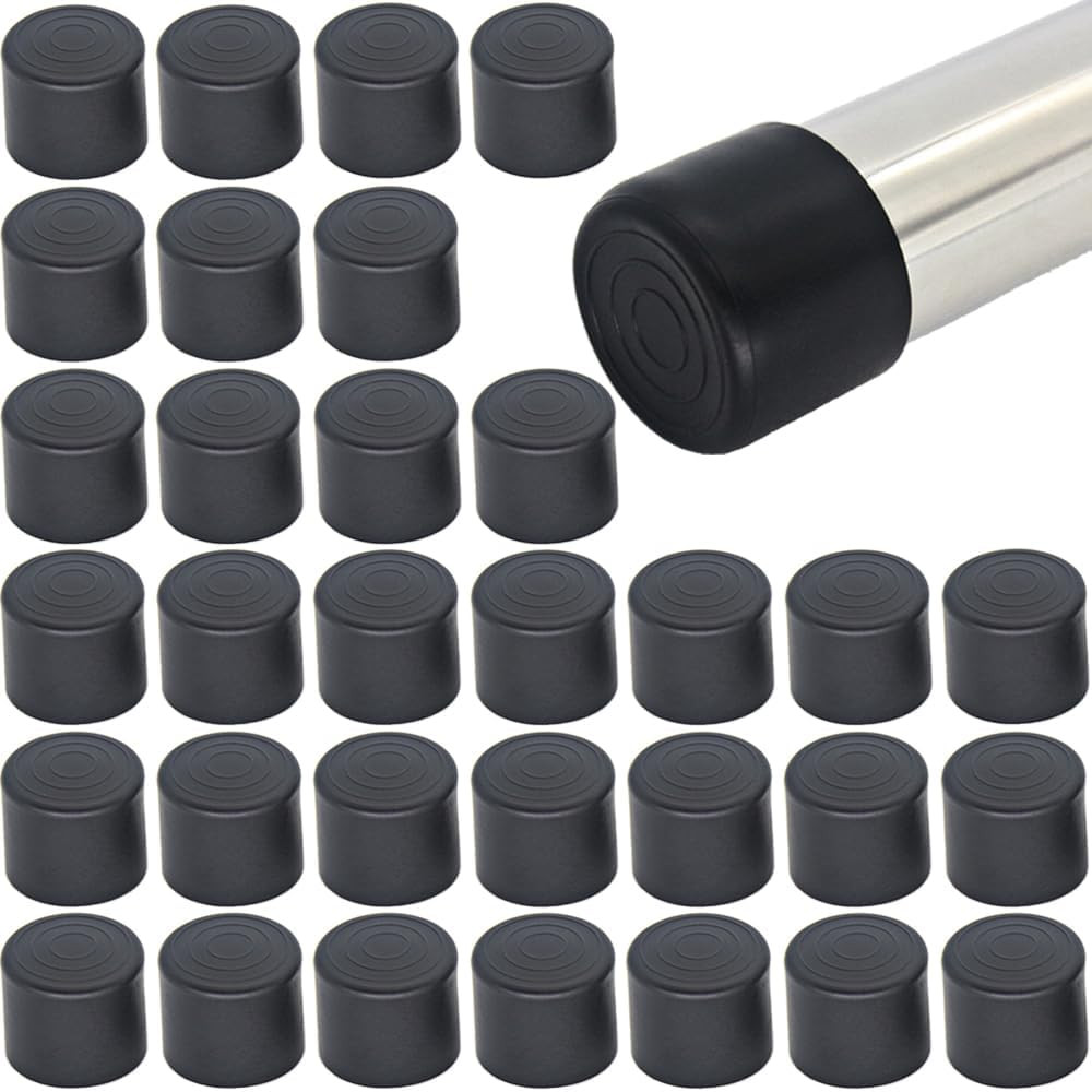 32Pcs Round Rubber Chair Leg Tips Caps, 7/8 Inch (22mm) Chair Table Leg Covers F gallery