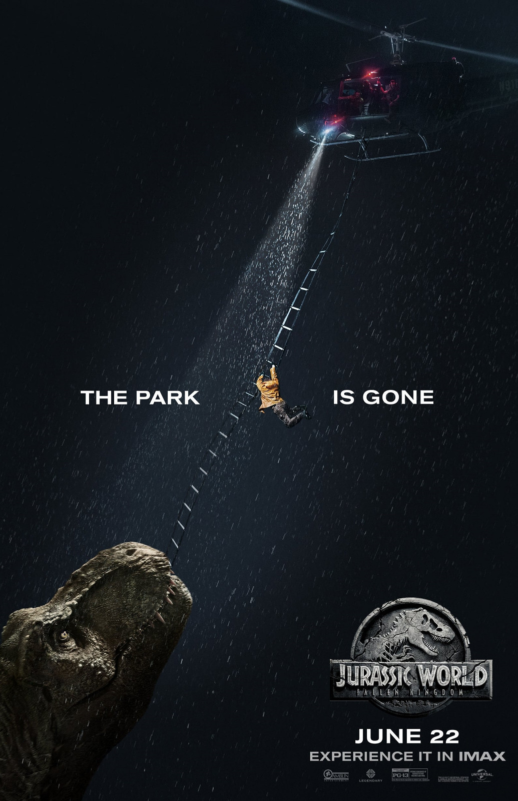 AA2546 Jurassic World Fallen Kingdom Film 2018 Universal Movie Poster 11x17 gallery