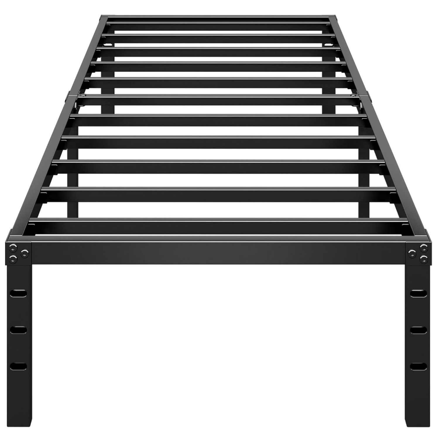 Space-Saving 16 Inch Twin Metal Bed Frame - Sleek, Supportive & Easy to Assemble gallery