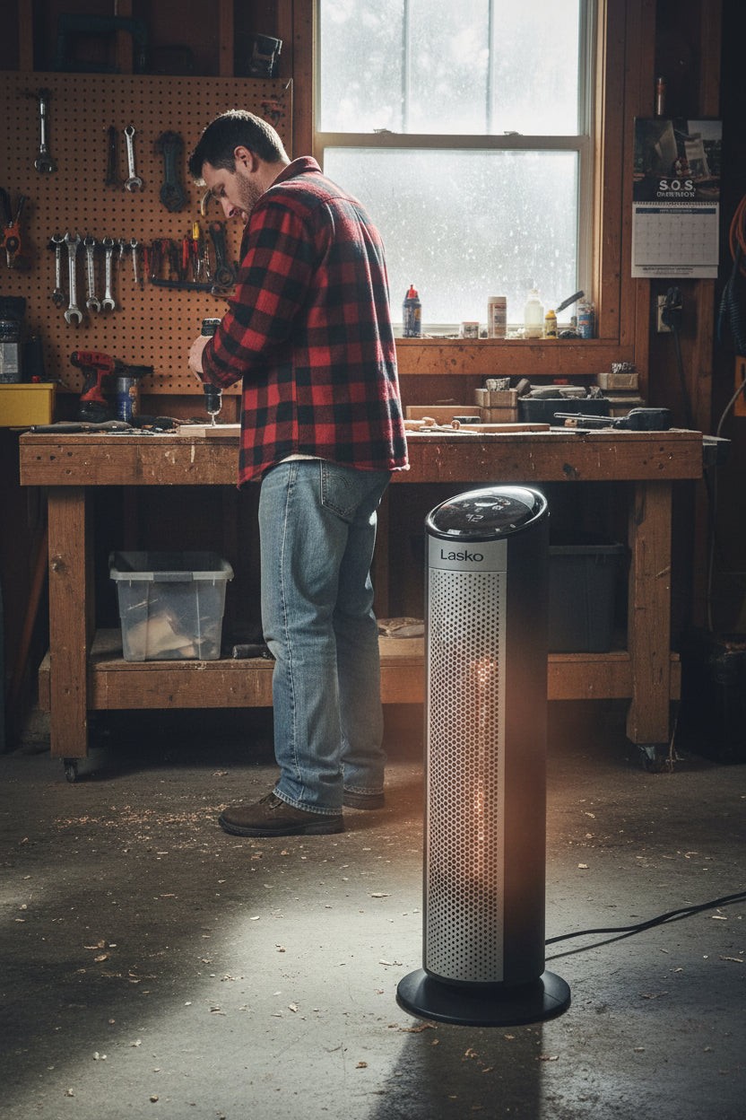 Lasko CT22498 Ceramic Tower Heater – Portable Electric Space Heater gallery