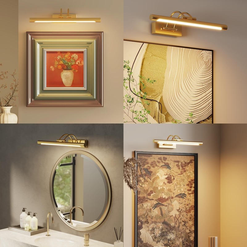 Picture Frame Light,16 inch Wireless Picture Lights Rechargeable for Wall wit... gallery