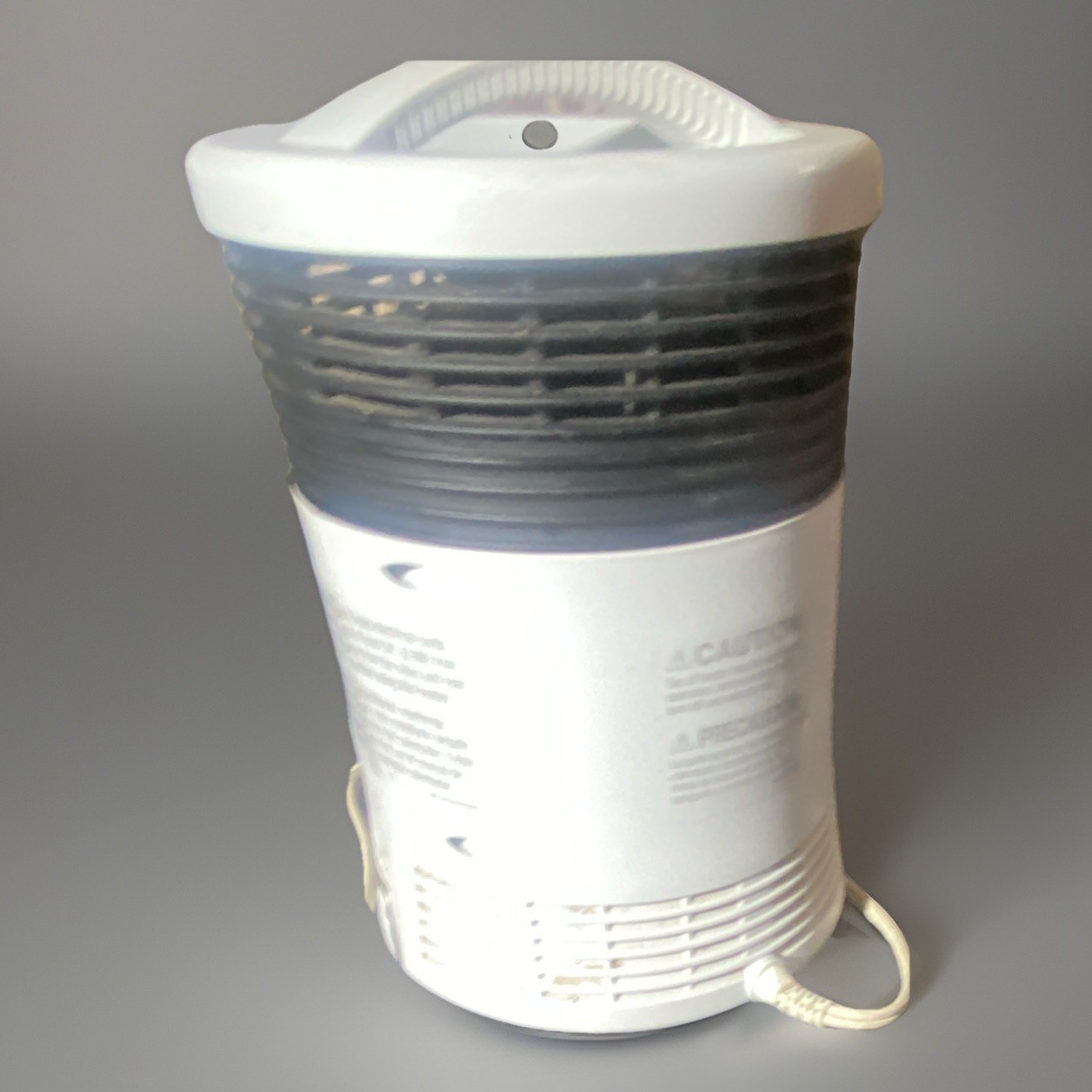 Honeywell Portable Forced Air/Fan Space Heater White/Gray Rotary Knob Handle gallery