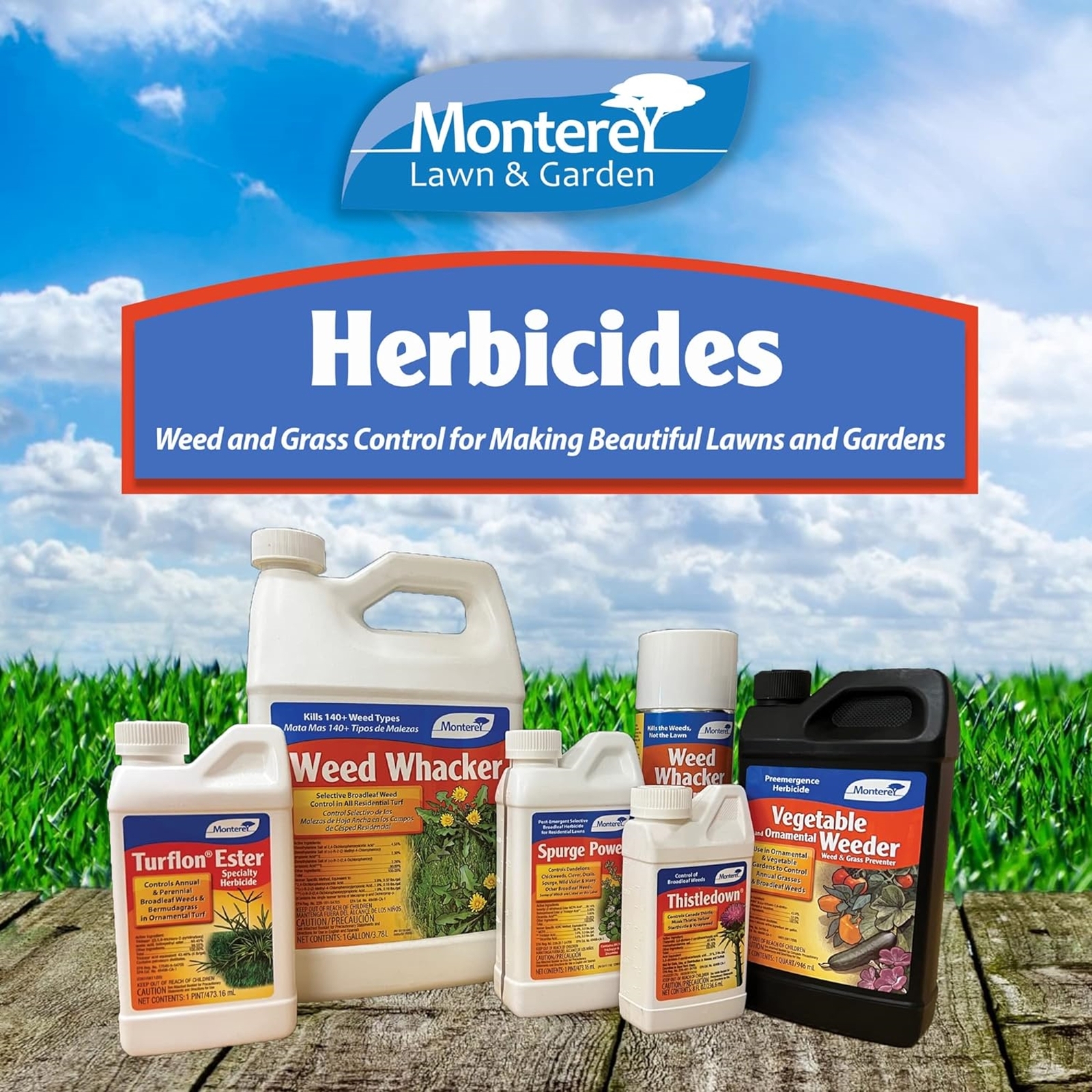 Monterey LG5328 Getter, Post Emergence Herbicide for Grass Weeds, 8 oz gallery
