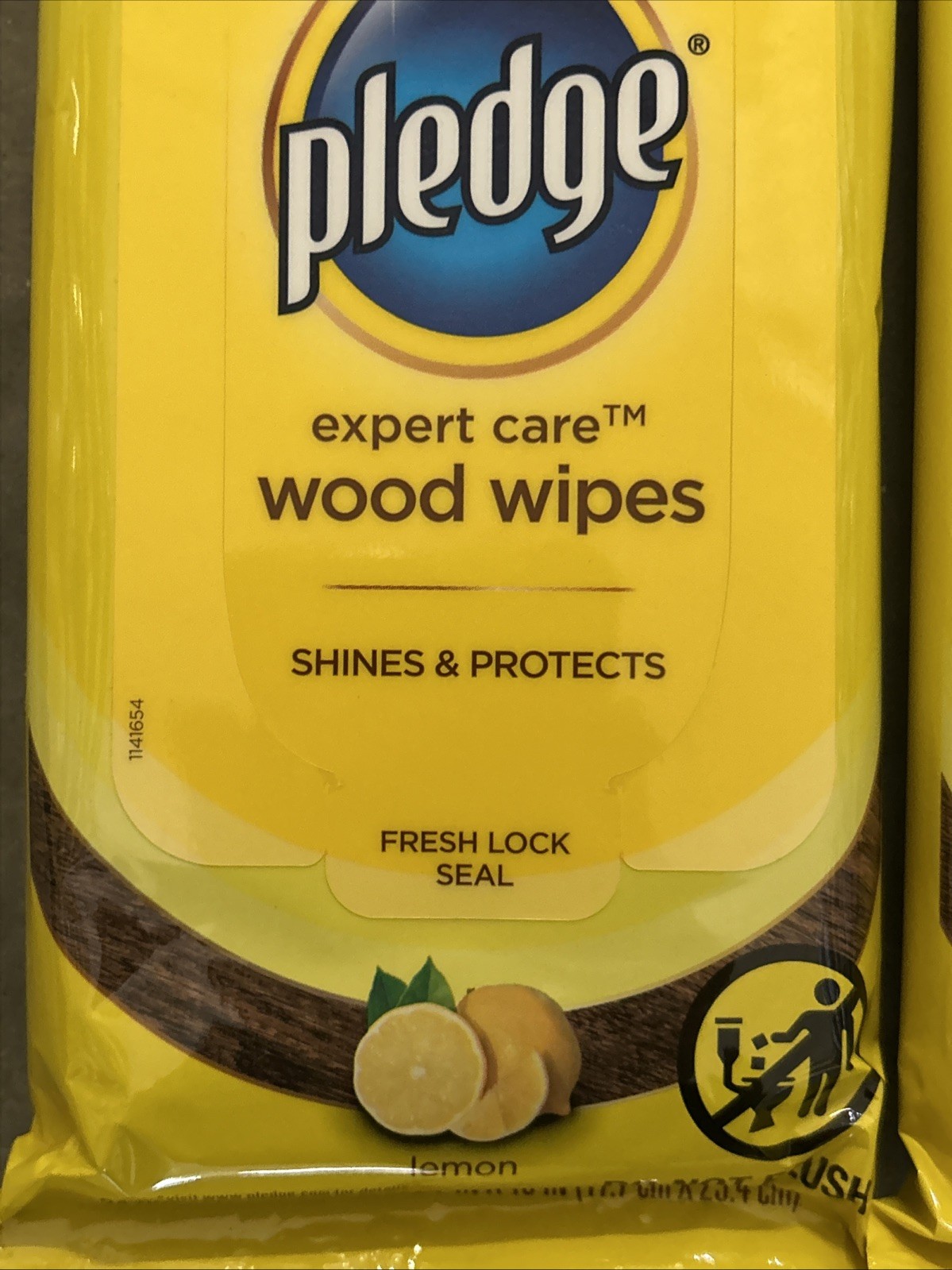 3 PACKS Pledge 72807 Lemon Scented Pre-Moistened Cloth Wipes 7"×10" 24 count gallery