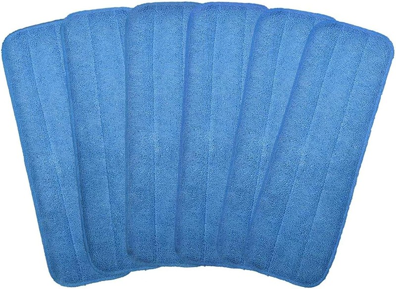 Microfiber Replacement Mop Pad, 18" x 6" Wet & Dry Home & Commercial Caning R... gallery