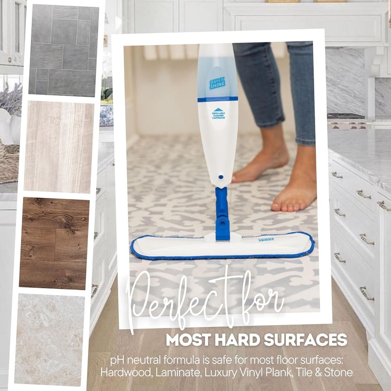 Quick Shine Multi Surface Floor Cleaner 64oz, Ready to 64 Fl Oz (Pack of 1) gallery
