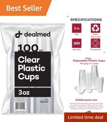 Durable 3 oz. Disposable Cups – 100 Pack, Perfect for Dental & Veterinary Use