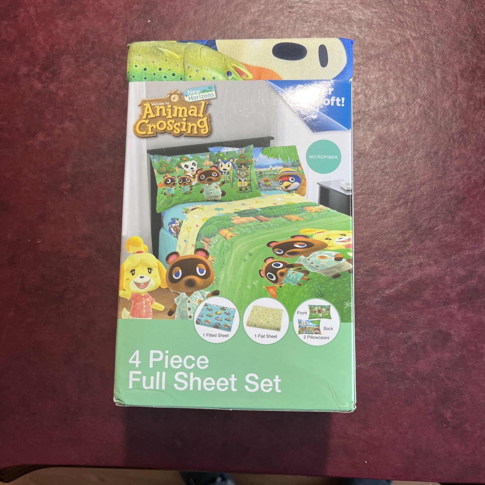 New In The Package Animal Crossing Four Piece Full Sheet Set gallery