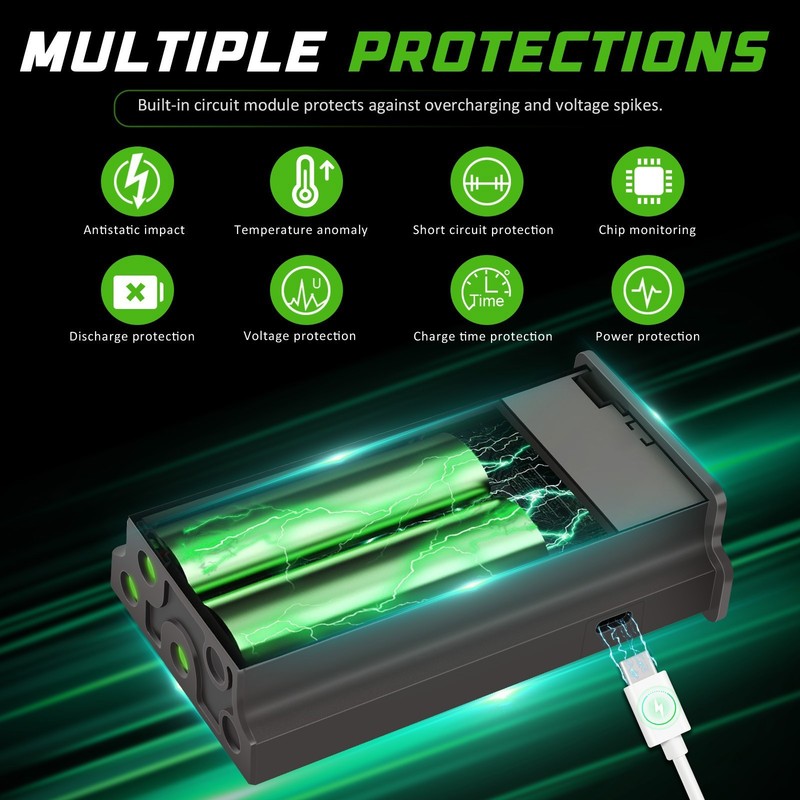 ✅4x Battery Replace for Tactacma Hunting Camera Reveal X Gen 3.0, 2.0, X Pro 3.0 gallery