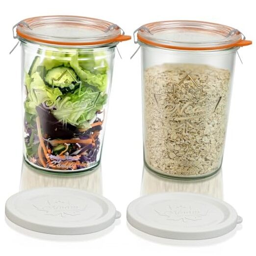 Canning Jars7 oz Pack, Sourdough Starter Jars with Lids 2 27.0 Fluid Ounces gallery