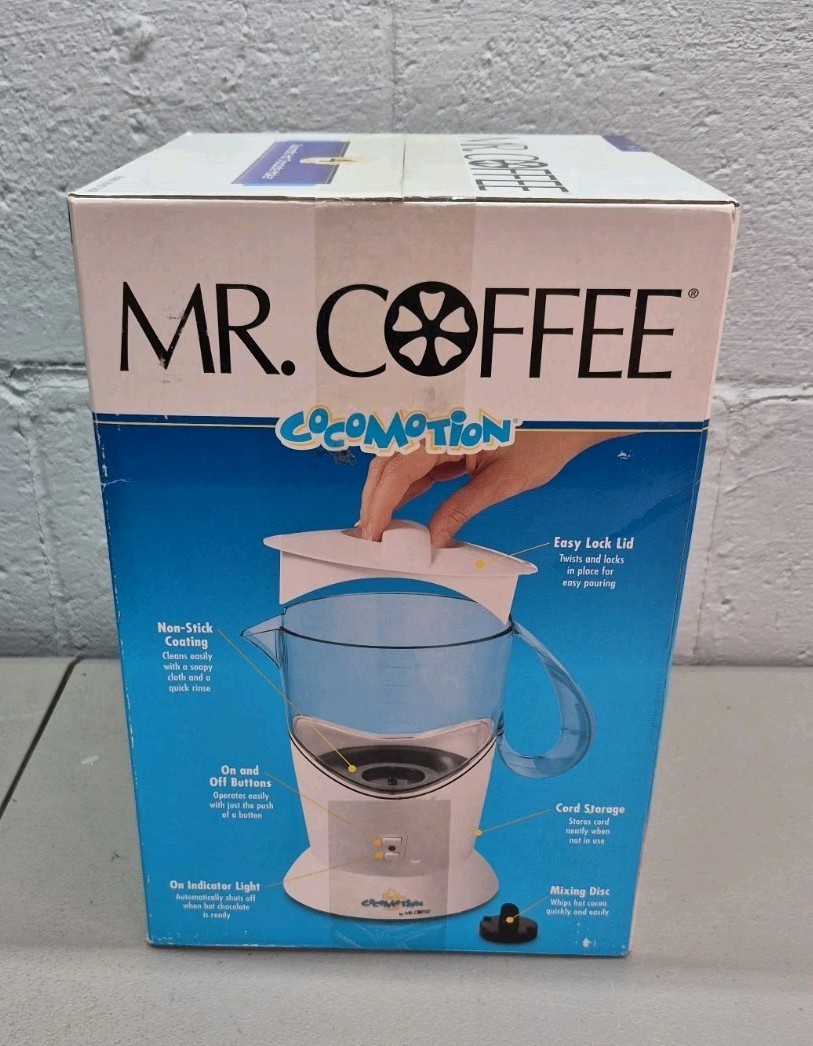 New Mr. Coffee Cocomotion HC4 Automatic Hot Chocolate Maker 4 Cup ( New in Box) gallery