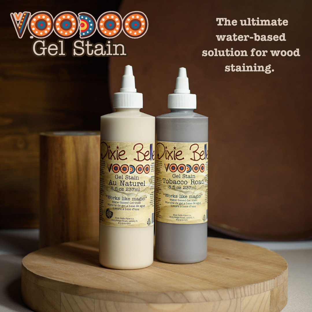 Dixie Belle Voodoo Gel Stain Water Based, 8 oz - All Colors - You Choose gallery