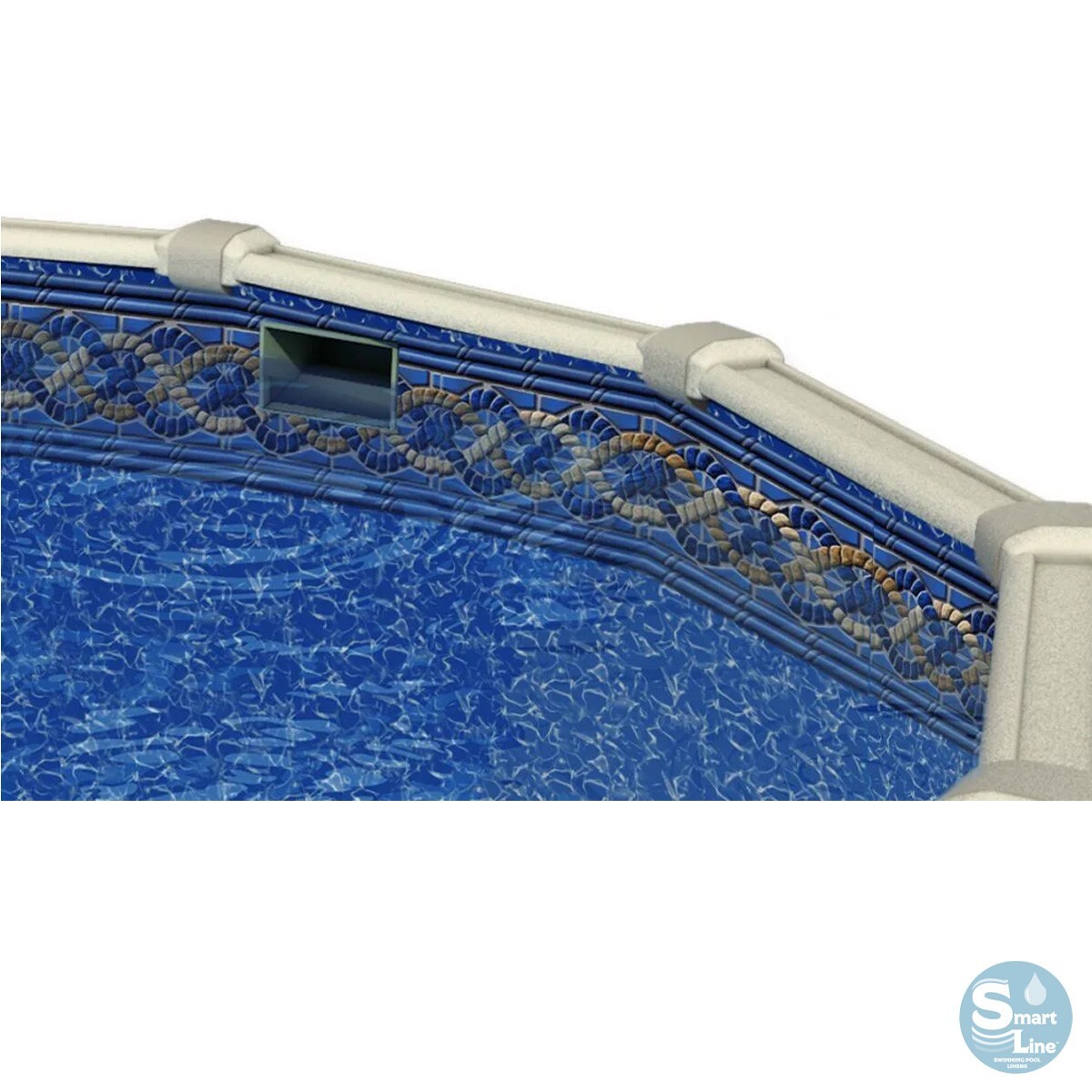 Smartline Rectangular Mystri Beaded 4' Flat Bottom Liner for use w/ Kayak Pools® gallery