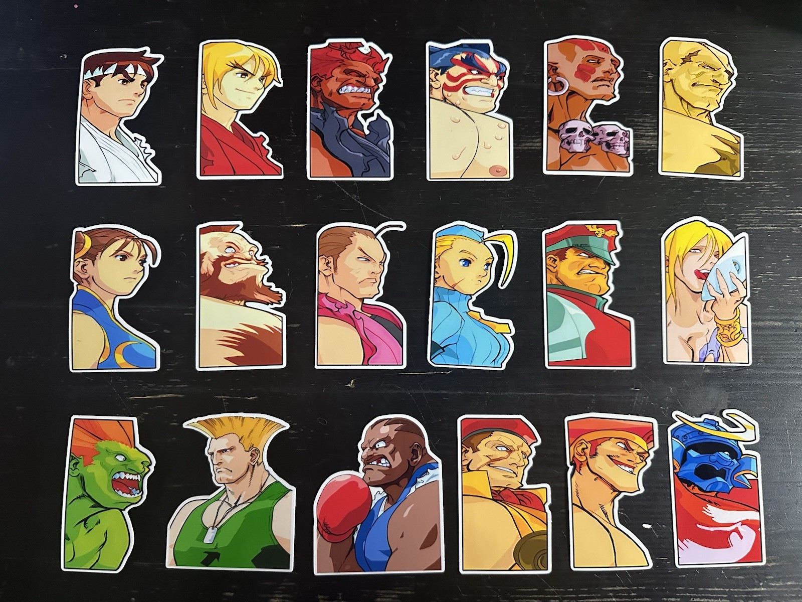 Street Fighter Alpha Full Roster Vinyl stickers Waterproof Weather Resistant gallery