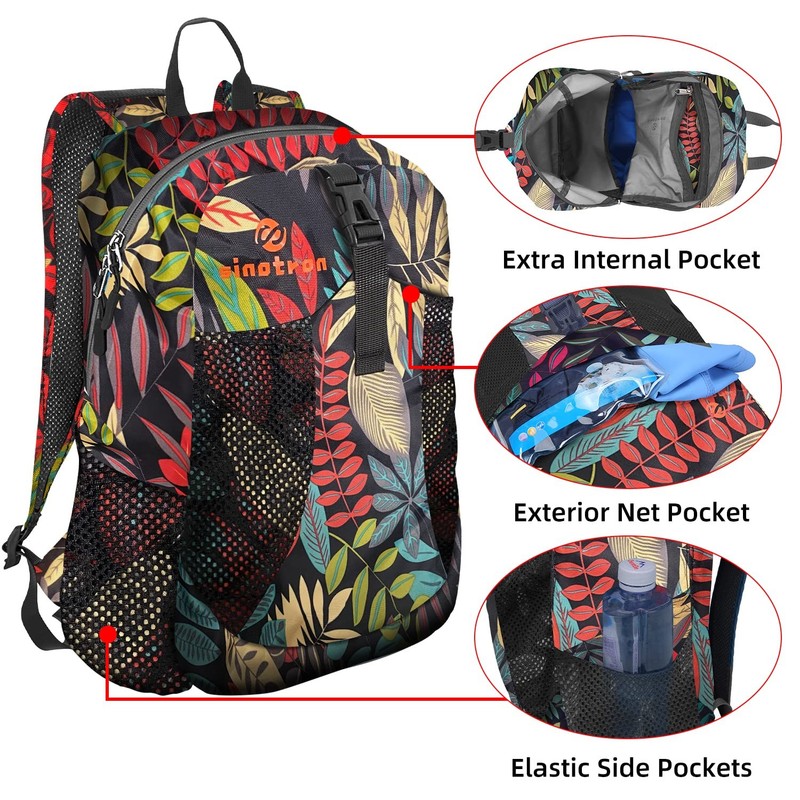 22L Lightweight Packable Hiking Backpack Small Hiking Backpack Day Pack for W... 3