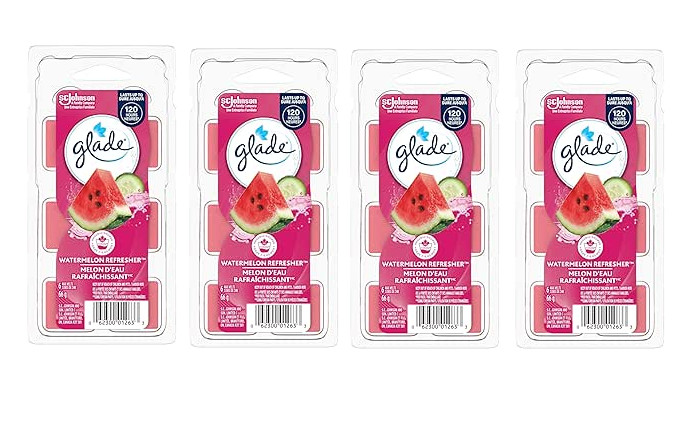 SC Johnson Glade Watermelon Refresher Wax Melts 4PK gallery
