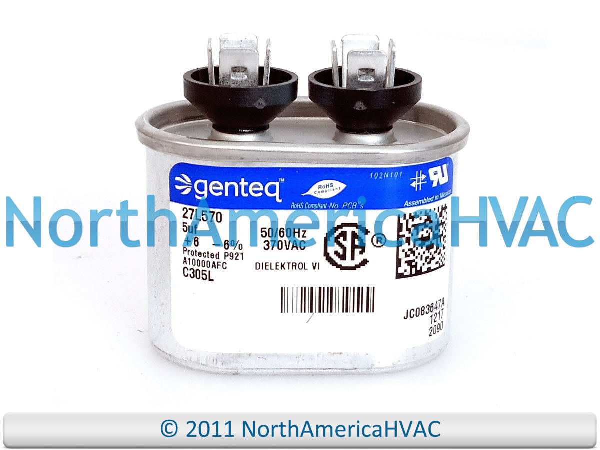 Capcom Capacitor 5 uf MFD 370 volt Fits GE Genteq 27L570 27L570BZ3 gallery