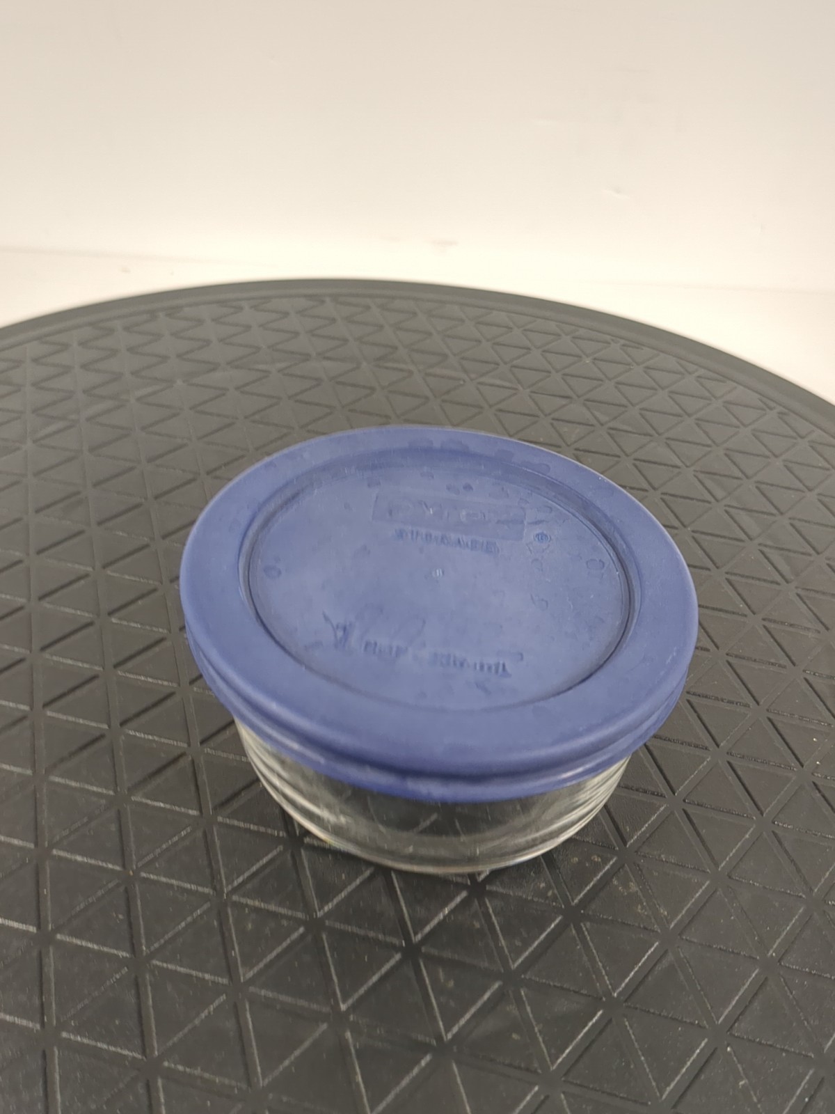Pyrex 7202A 1 Cup 236 mL Clear Round Glass Food Storage Bowl W/ Lid Made in USA gallery