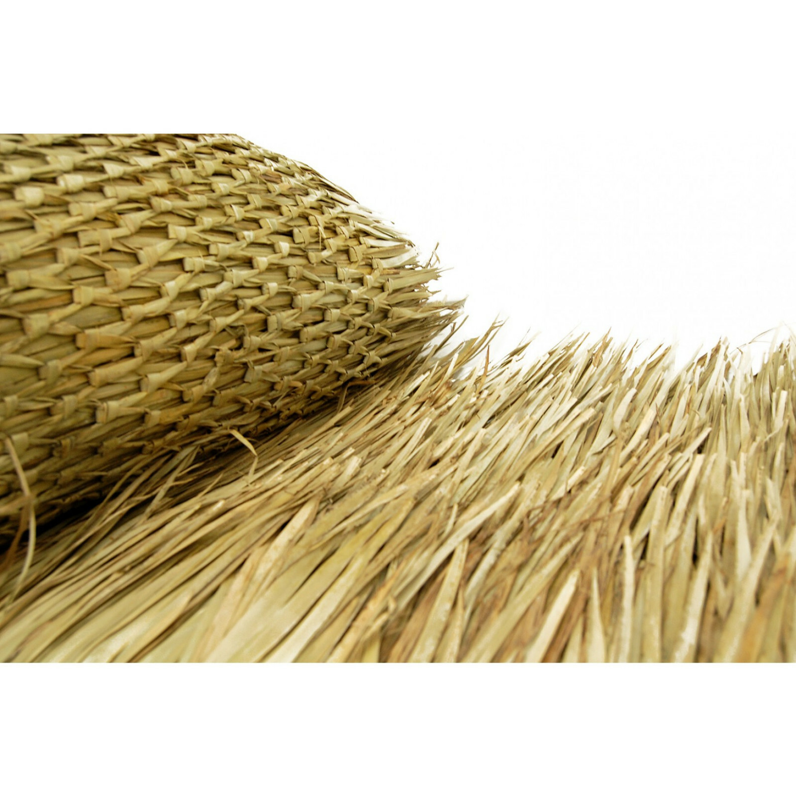 Comm Grade Mexican Palm Grass Thatch Roll For Tiki Bar Roof Thatching 35"x60' gallery