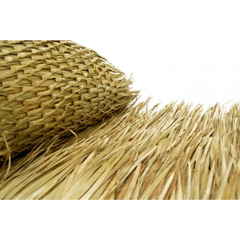 Comm Grade Huge Palm Grass Thatch Roll For Tiki Bar Roof Thatching 33"x60' gallery