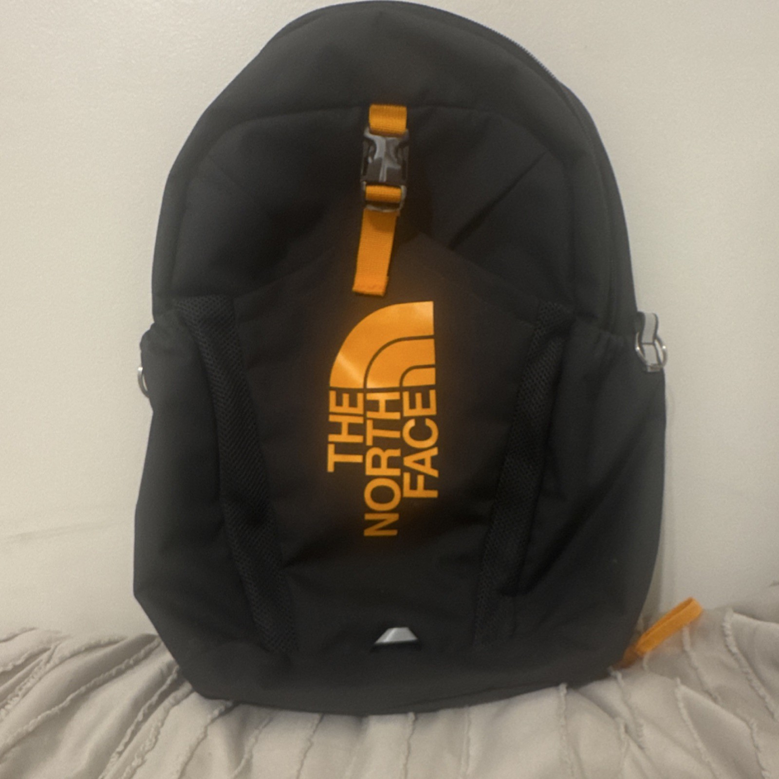The North Face Black/Orange Mini Recon Backpack