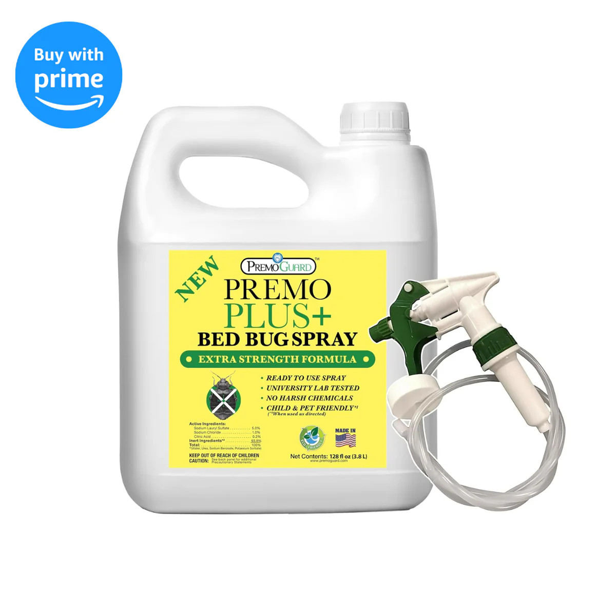 Bed Bug Plus - 128 oz - All Natural Non-Toxic - By Premo Guard gallery