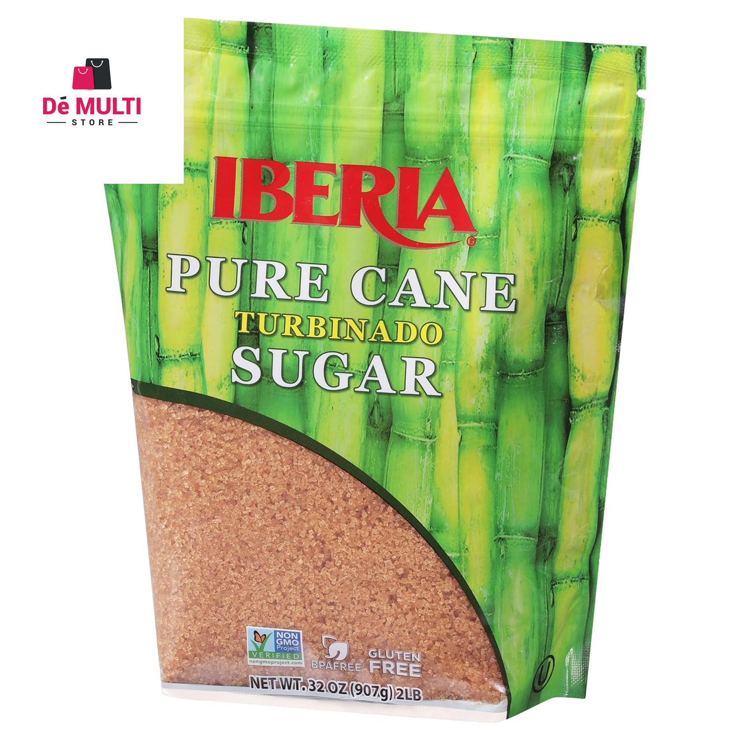 Pure Cane Raw Turbinado Sugar 2 Lb gallery