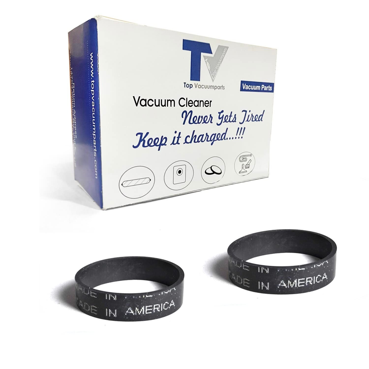 2 belts Fits For Dirt Devil or Fits For Royal Hand Vacuum (2 BELTS) gallery