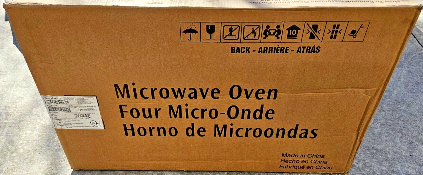 Frigidaire - 1.8 Cu. Ft. Over-the-Range Microwave - Black Stainless Steel !Rare! gallery